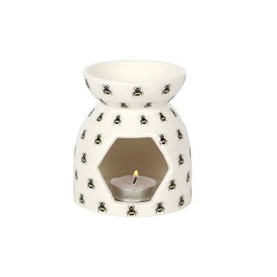 All Over Bee Print Oil Burner