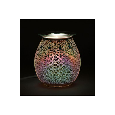 Geometric Flower Light-up Electric Oil Burner