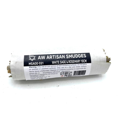 Smudge Stick - White Sage and Rosemary 10cm