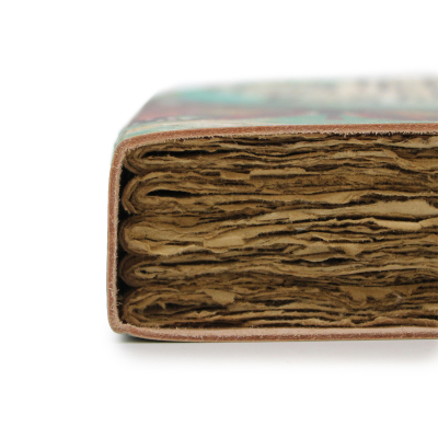 Leather Bee Kind Deckle-edge Notebook (7x5 in.)