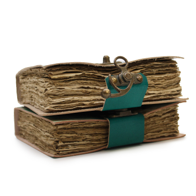 Leather Never Hide Your Wings Deckle-edge Notebook (7x5 in.)