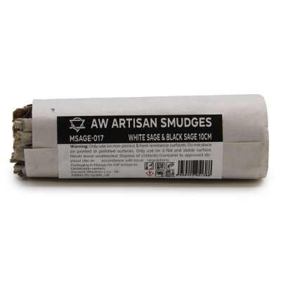 Smudge Stick - White Sage and Black Sage 10cm