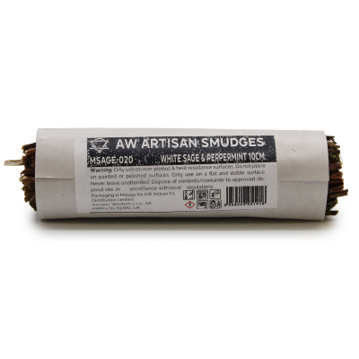 Smudge Stick - White Sage and Peppermint 10cm