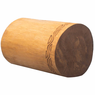 Tribal Stool Table - Albasia - Natural