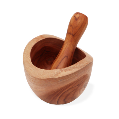 Ergo Teak Pestal and Morter Med