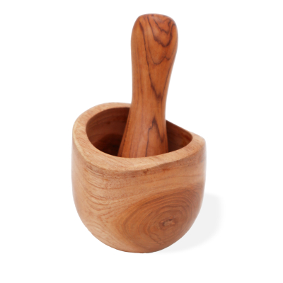 Ergo Teak Pestal and Morter Small