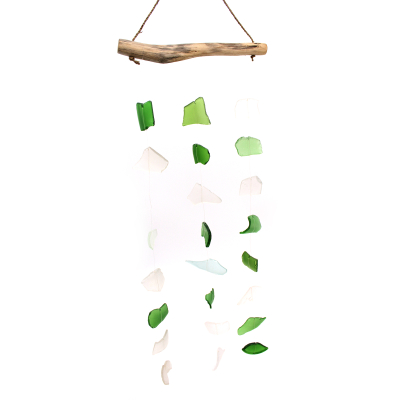 Three Drop - Green and White