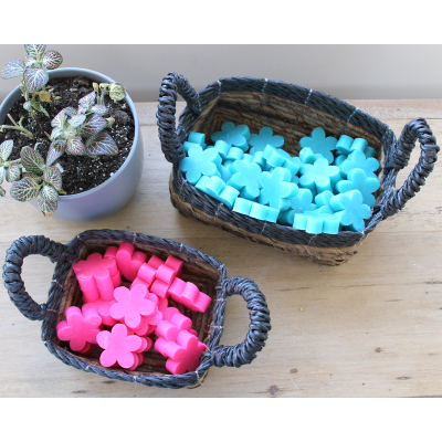 Banana Leaf and Abu-Abu Raffia Square Basket- Set of 3