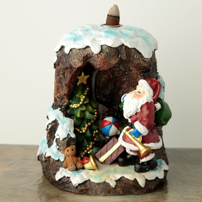 Christmas Santa s Grotto Backflow Incense Burner