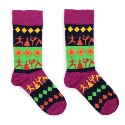 Hop Hare Bamboo Socks M L - Yoga Poses