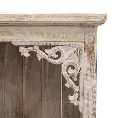Albasia Bathroom Cabinet - Whitewash