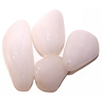 Tumble Stones - Quartz Snow Large