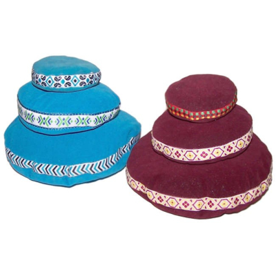 Singing Bowl Velvet Cushion - 7cm