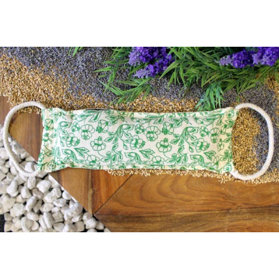 Natural Cotton Wheat Bags - Green