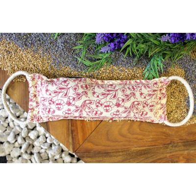 Natural Cotton Wheat Bags - Purple