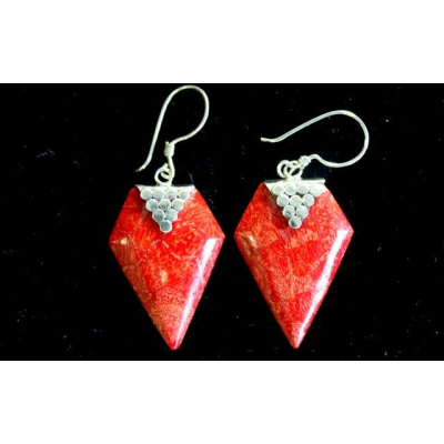 Silver Earrings 925 - Grapes