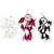 Bali Dreamcatchers - Medium Round - Black, White, Red