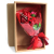 Boxed Hand Soap Flower Bouquet- Red