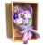 Boxed Hand Soap Flower Bouquet - Purple