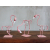 Hydroponic Home decor - Pink Metal Flamingo Des 1
