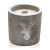 Med Pot Candle Stag Head Candle Whiskey and Woodsmoke