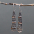 Silver and Gold Earring - Tribal Drops