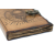 Leather Pentagon and Skull with Burns Detail Notebook (7x5 )