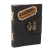 Leather Black Confessions with Lock Notebook (7x5 )
