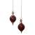 Sphere Pendulums - Red Jasper