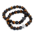 Set of 2 Gemstones Friendship Bracelets - Power - Tiger Eye and Black Stone