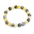Set of 2 Gemstones Friendship Bracelets - Protection - Dalmatian Jasper and Yellow Agate