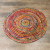 Round Jute and Recycled Cotton Rug - 90 cm