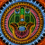 Hand brushed Cotton Wall Art - Hamsa