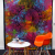 Double Cotton Bedspread Wall Hanging - Peaceful Buddha