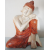 Hand Carved Buddha Statue - 25cm Thinking
