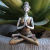 Yoga Lady Figure - Silver and Gold 24cm