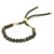 Gold Plated 18K Gemstone Moss String Bracelet - Picasso Jasper