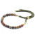 Gold Plated 18K Gemstone Moss String Bracelet - Picasso Jasper
