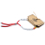 Silver Plated 925 Gemstone Royal Red String Bracelet - White Howlite Chakra