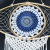 Protection Dream Catcher - Lrg Macrame Evil Eye White Blue Grey