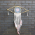 Protection Dream Catcher - Lrg Macrame Eye Blue White Pink