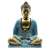 Teal and Gold Buddha - Medium
