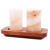 Set of 2 Himalayan Salt Shot Glasses and Wood Serving Stand