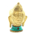 Brass Buddha Figure - Lrg Head - 11. 5 cm