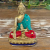 Brass Buddha Figure - Hands Down - 11. 5 cm