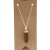Gemstone Classic Point Pendant - Tiger Eye