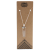 Gemstone Flat Pencil Pendant - Rock Quartz
