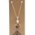 Gemstone Healing Hands Pendant - Tiger Eye