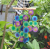 Green and Purple Driftwood Cross Chime