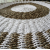 Round Seagrass White and Tan - Sun - 1m